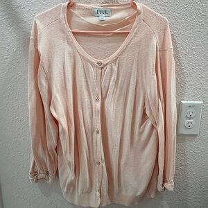 Elle Blush Pink Knit Sweater